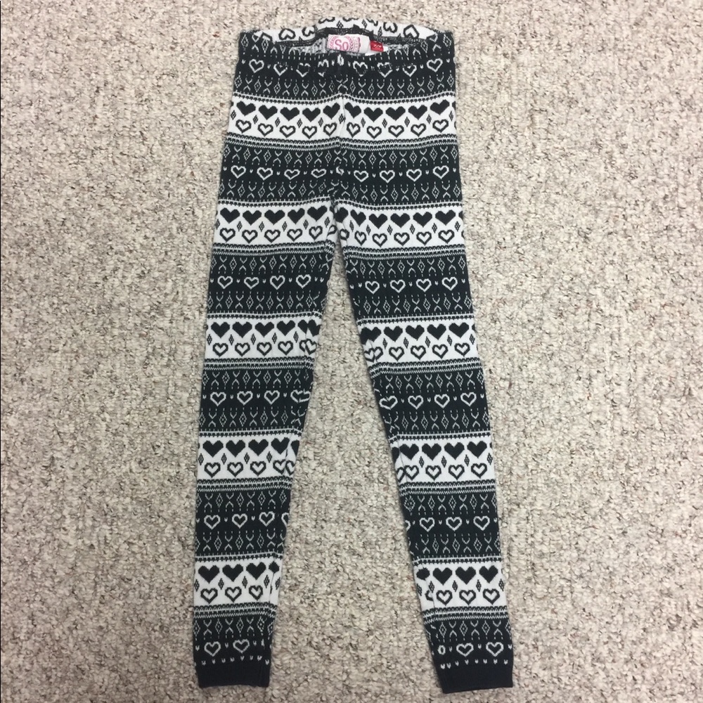 Patterned sweater leggings!!
